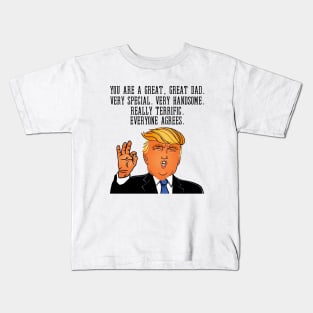 Donald Trump Father's Day Kids T-Shirt